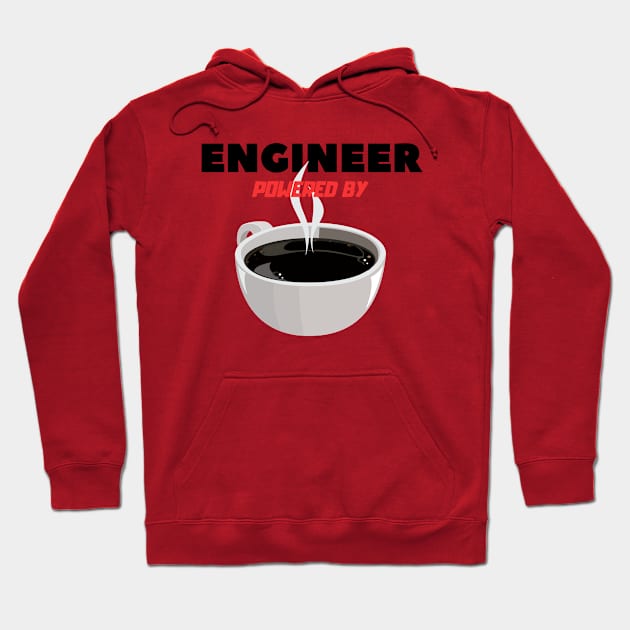 Engineer powered by Coffee Hoodie by TTWW Studios